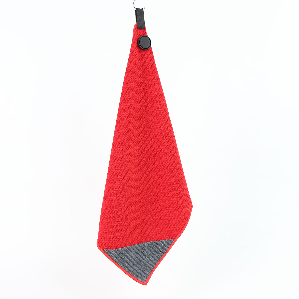Magnetic golf towel (including triangle soft cloth), 420gsm-05.jpg